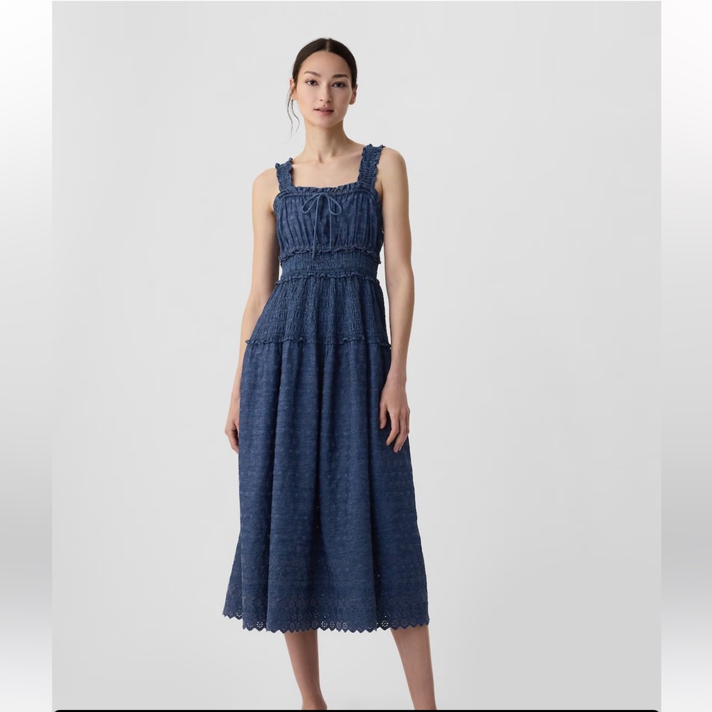 COPY - Gap × DÔEN Eyelet Midi Dress